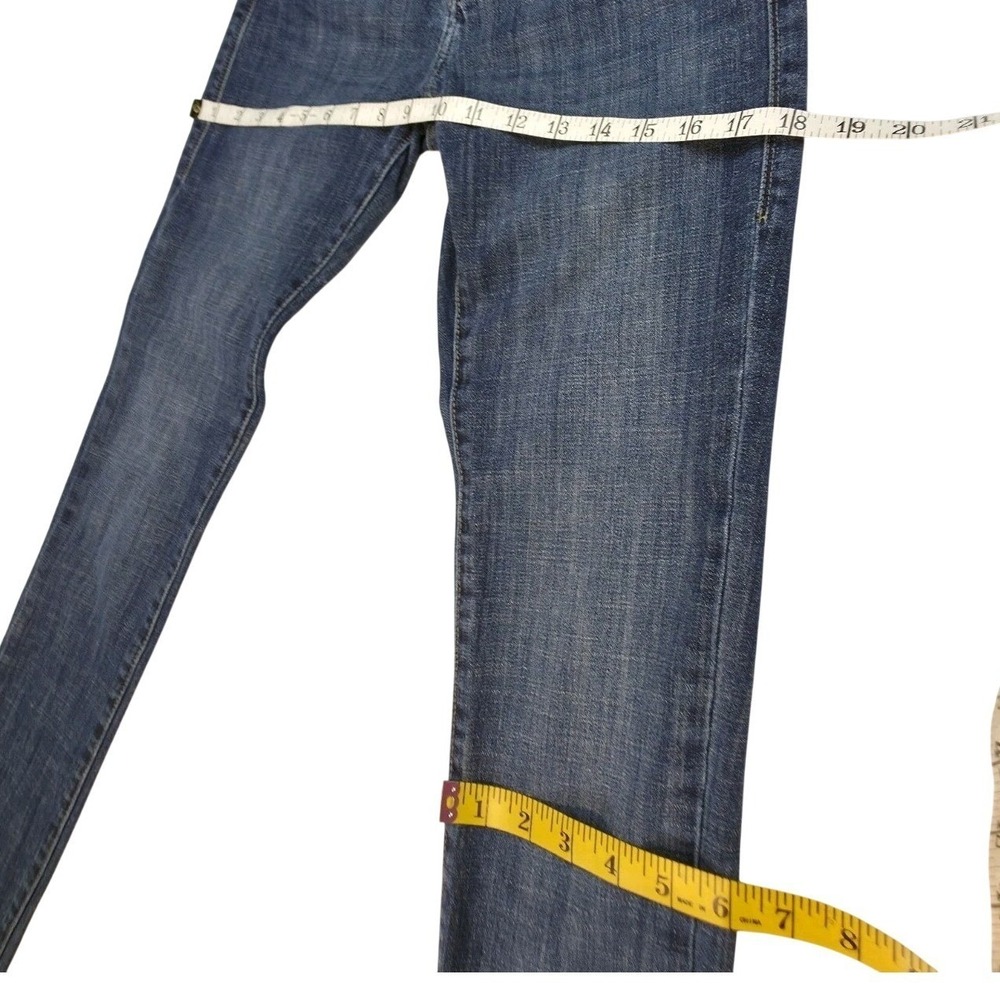 Rock & Republic Womens Jeans Berlin Blue Skinny Studded Size 2 Long 28x33 Tall - Picture 6 of 11